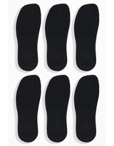 6 Pairs - Invisible Socks - Black
