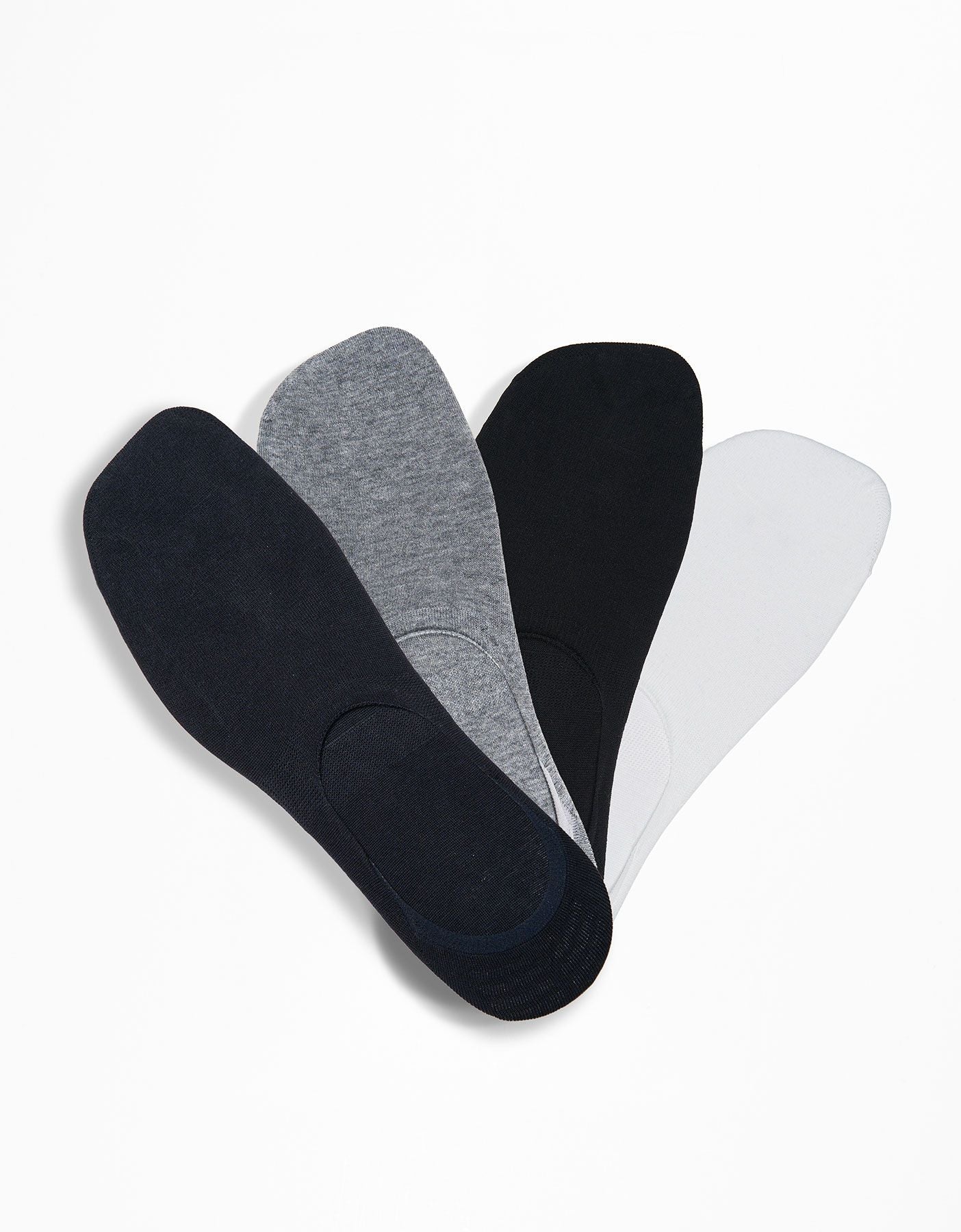 4 Pairs - Invisible Socks - Multi Color – Albert Socks